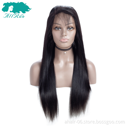 Allrun factory wholesale top quality transparent lace frontal virgin hair lace 360 frontal